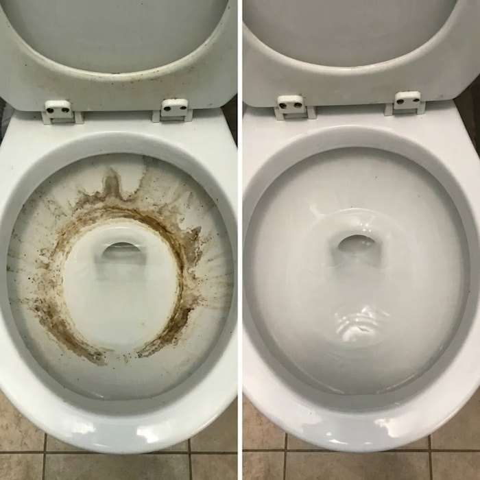 No scrubbing required